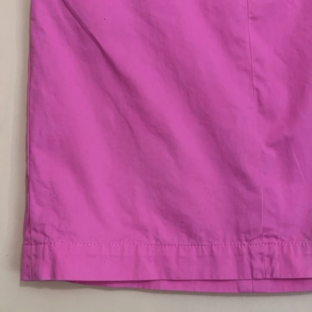 Lilly Pulitzer | Pink 100% Cotton Unlined Mini Skirt Flawed Size 0
